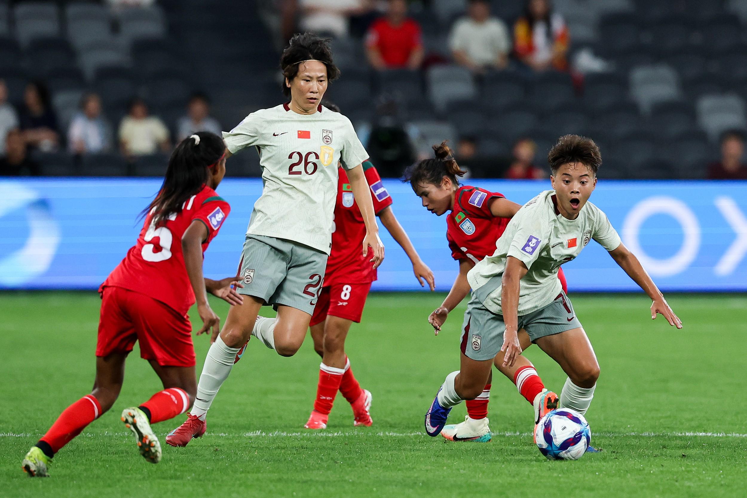 世界杯直播下载-练的什么？首战世界排名112的孟加拉，中国女足仅打进2球